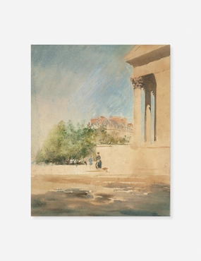 Place de la Madeleine II Print by Giuseppe De Nittis wall art,canvas print,home wall decor