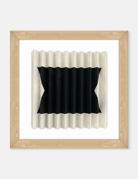 Pleated Hourglass by Bobby Berk wall art,canvas print,home wall decor