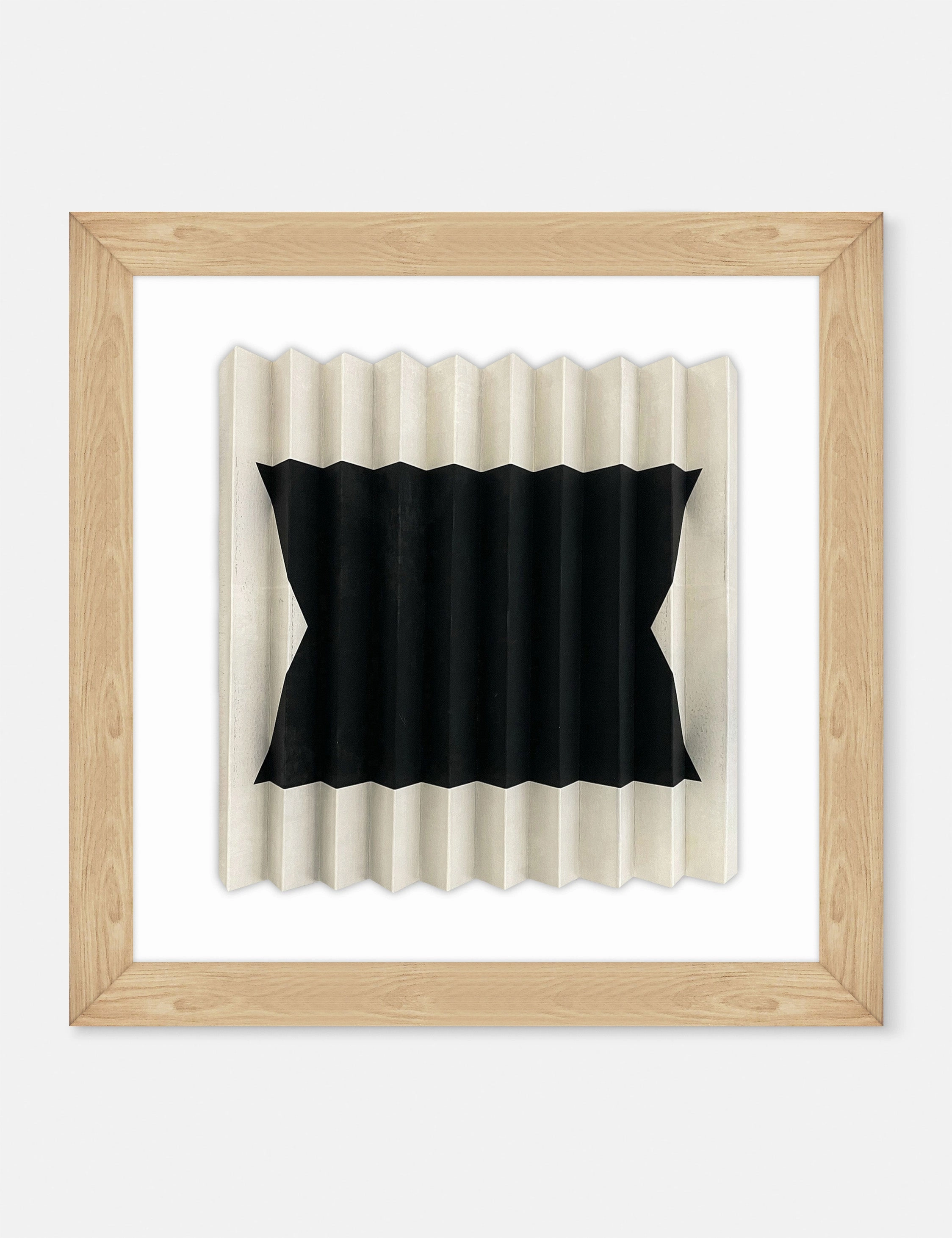 Pleated Hourglass by Bobby Berk wall art,canvas print,home wall decor