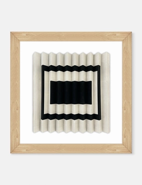 Pleated Rectangle by Bobby Berk wall art,canvas print,home wall decor