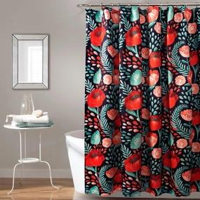 Poppy Garden Shower Curtain shower curtain,bath curtain,bathroom decor