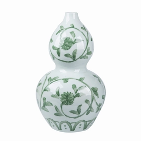 Porcelain Celadon Green Vine Gourd Vase vase,flower vase,home decoration