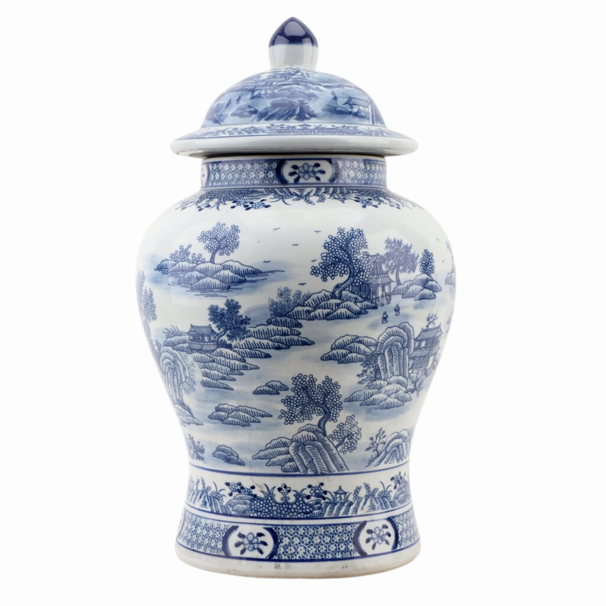 Porcelain Lidded Warrior Jar vase,flower vase,home decoration