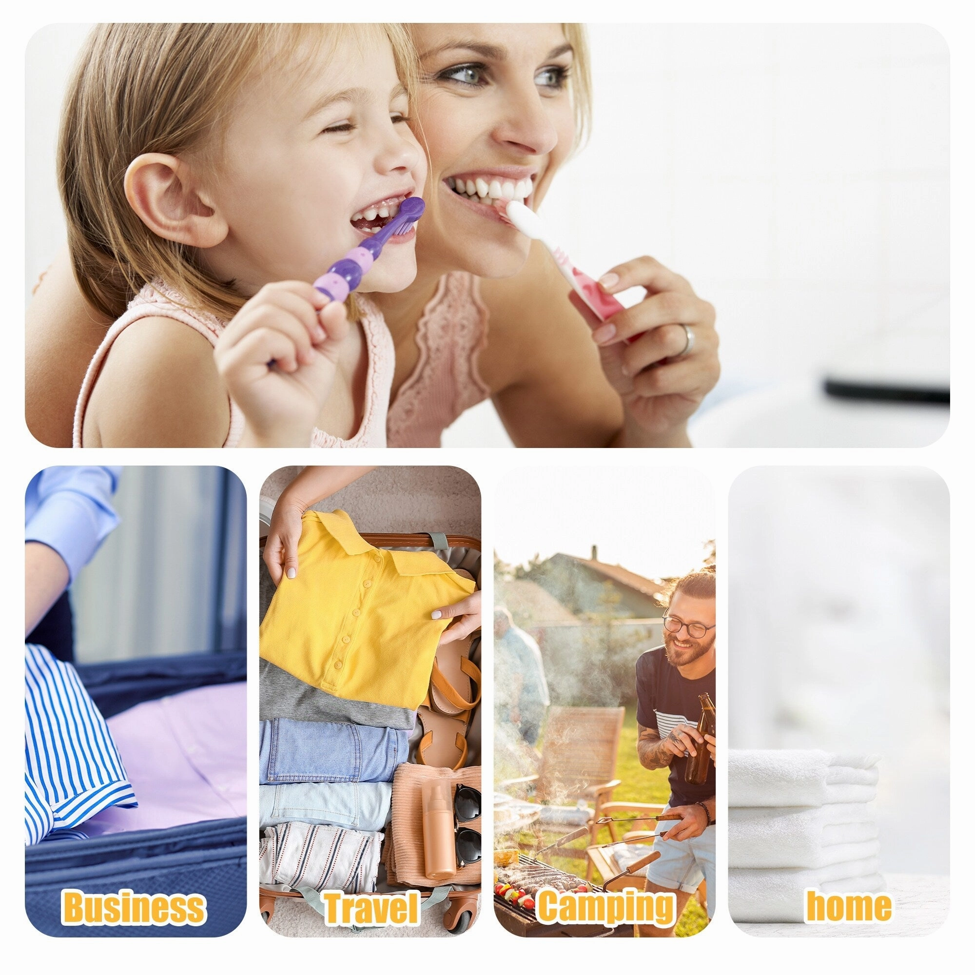 Portable Toothbrush Cases Toothbrush Holders Plastic 8.46"x1.18"x1.14"