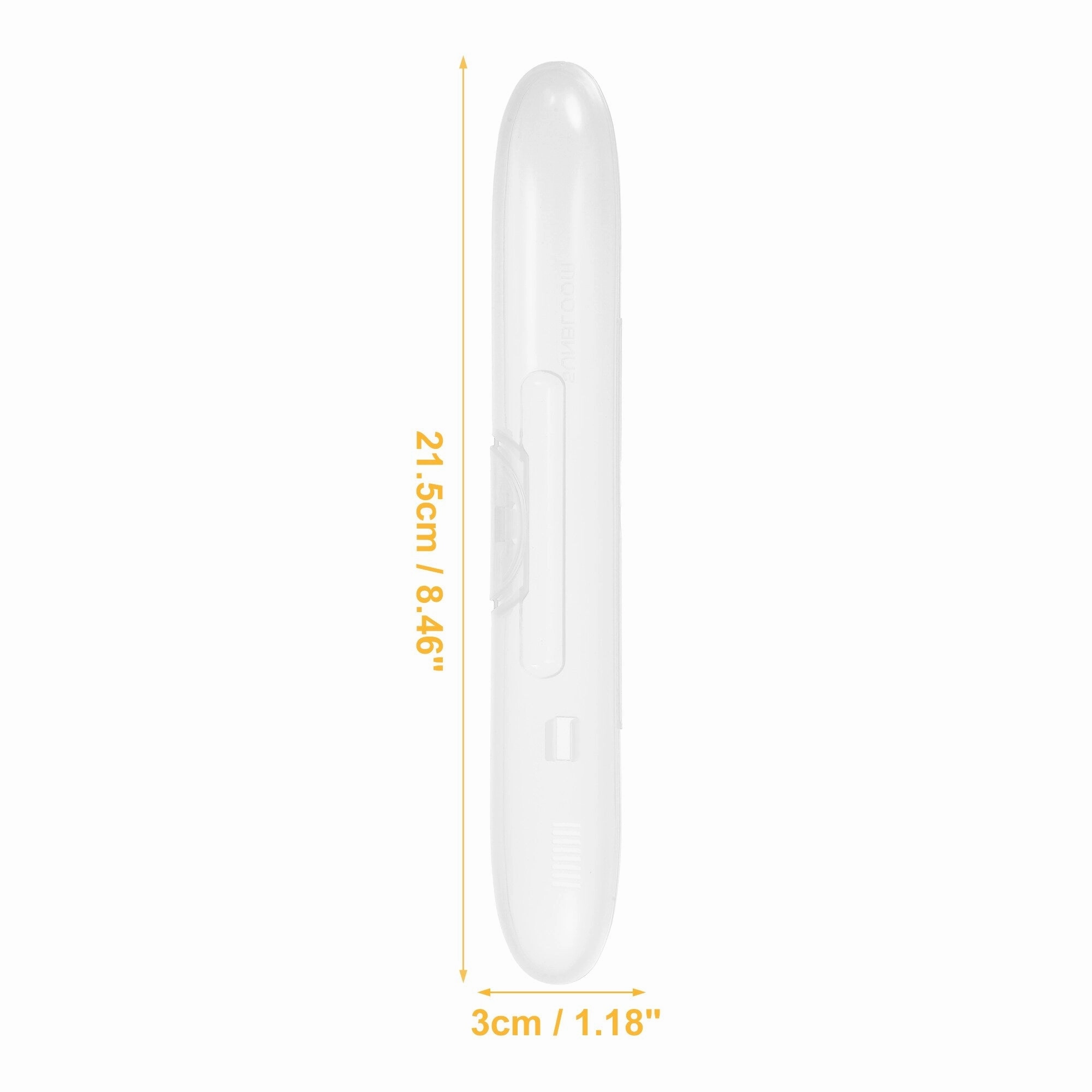 Portable Toothbrush Cases Toothbrush Holders Plastic 8.46"x1.18"x1.14"