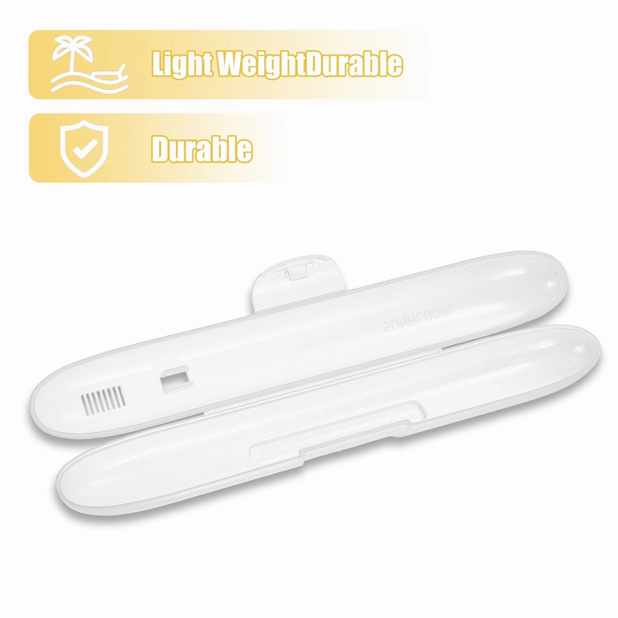 Portable Toothbrush Cases Toothbrush Holders Plastic 8.46"x1.18"x1.14"