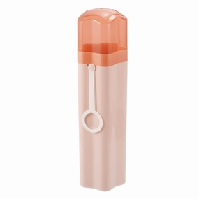 Portable Toothbrush Cases with Cups Toothbrush Holder 8.07"x2.20"x2.20" - Pink toothbrush holder,bathroom cup,bathroom organizer