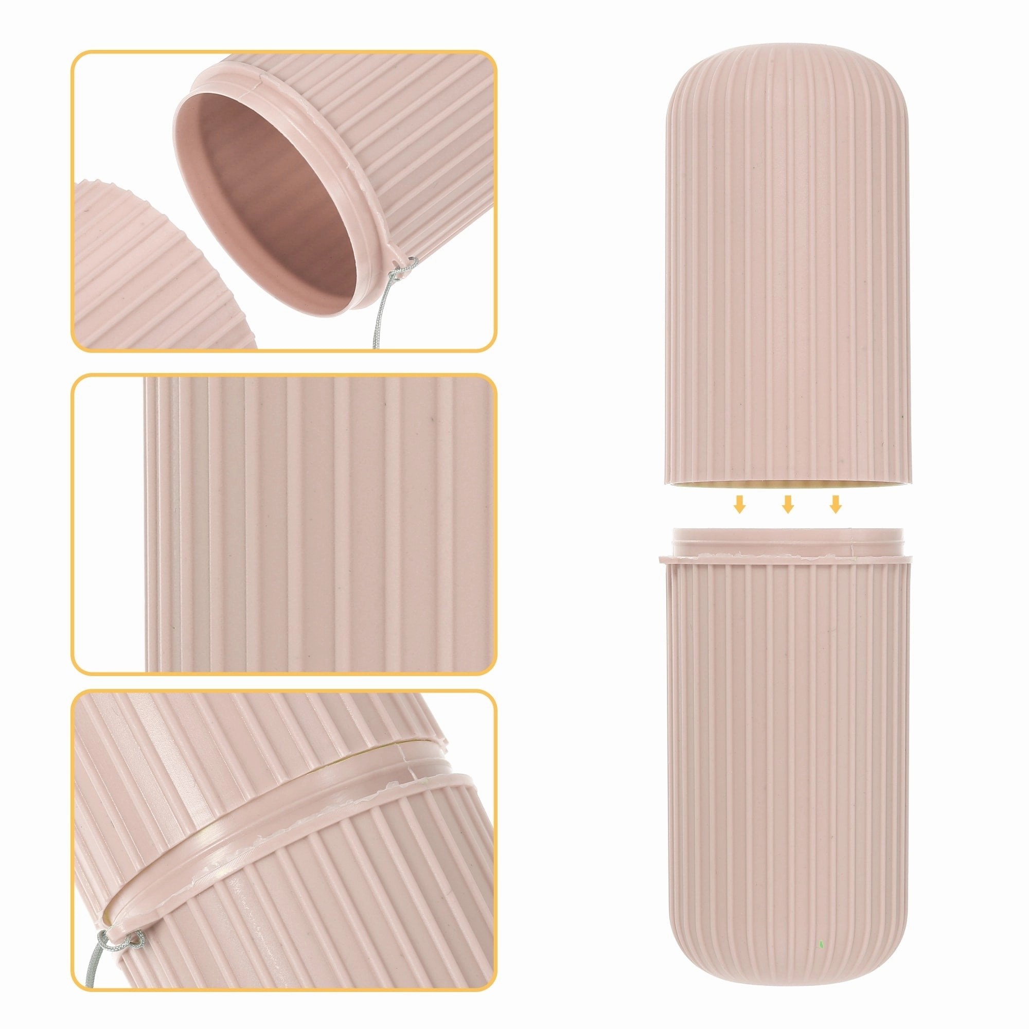 Portable Toothbrush Organizer Cases Toothbrush Holder 7.60"x2.44"x2.24"