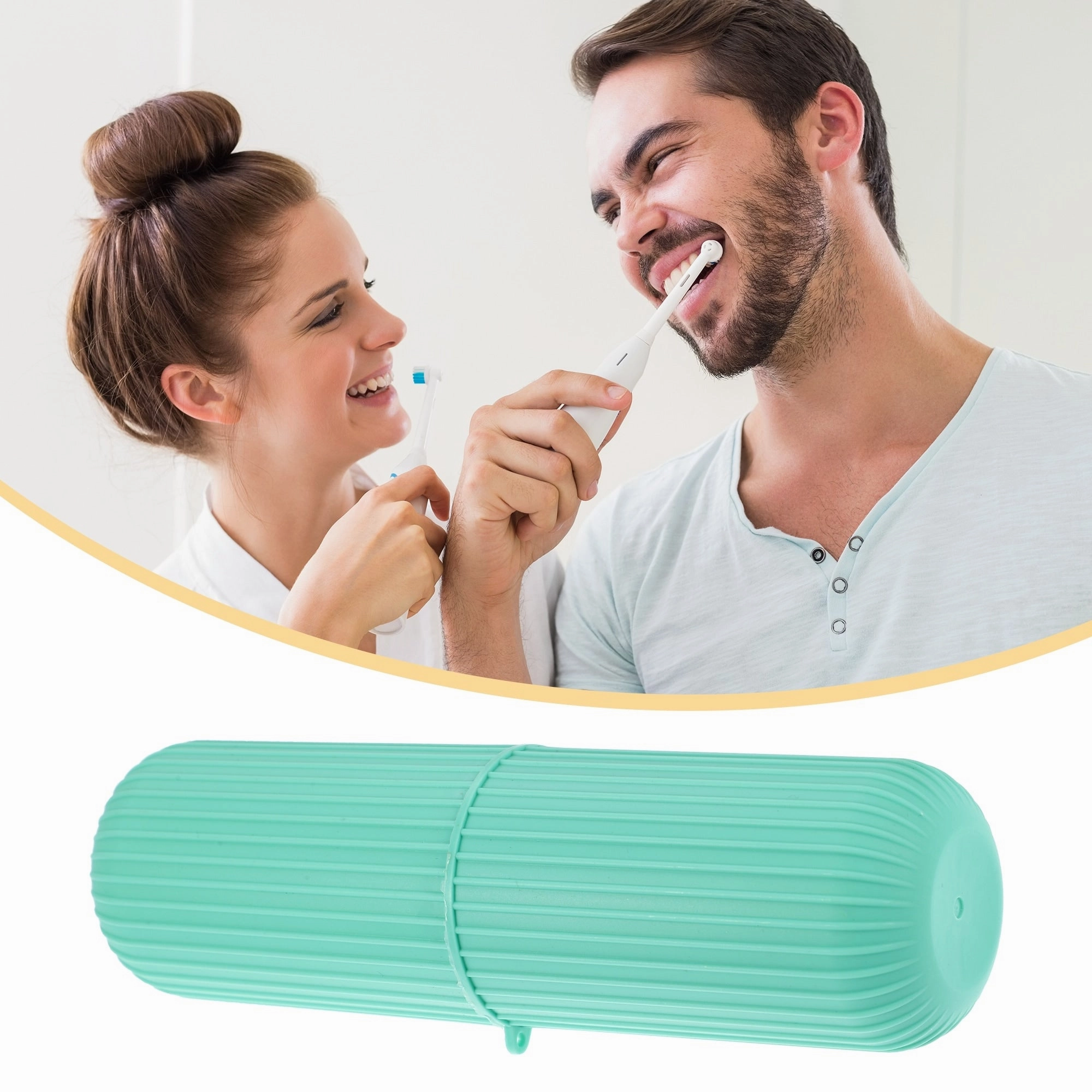 Portable Toothbrush Organizer Cases Toothbrush Holder 7.60"x2.44"x2.24"