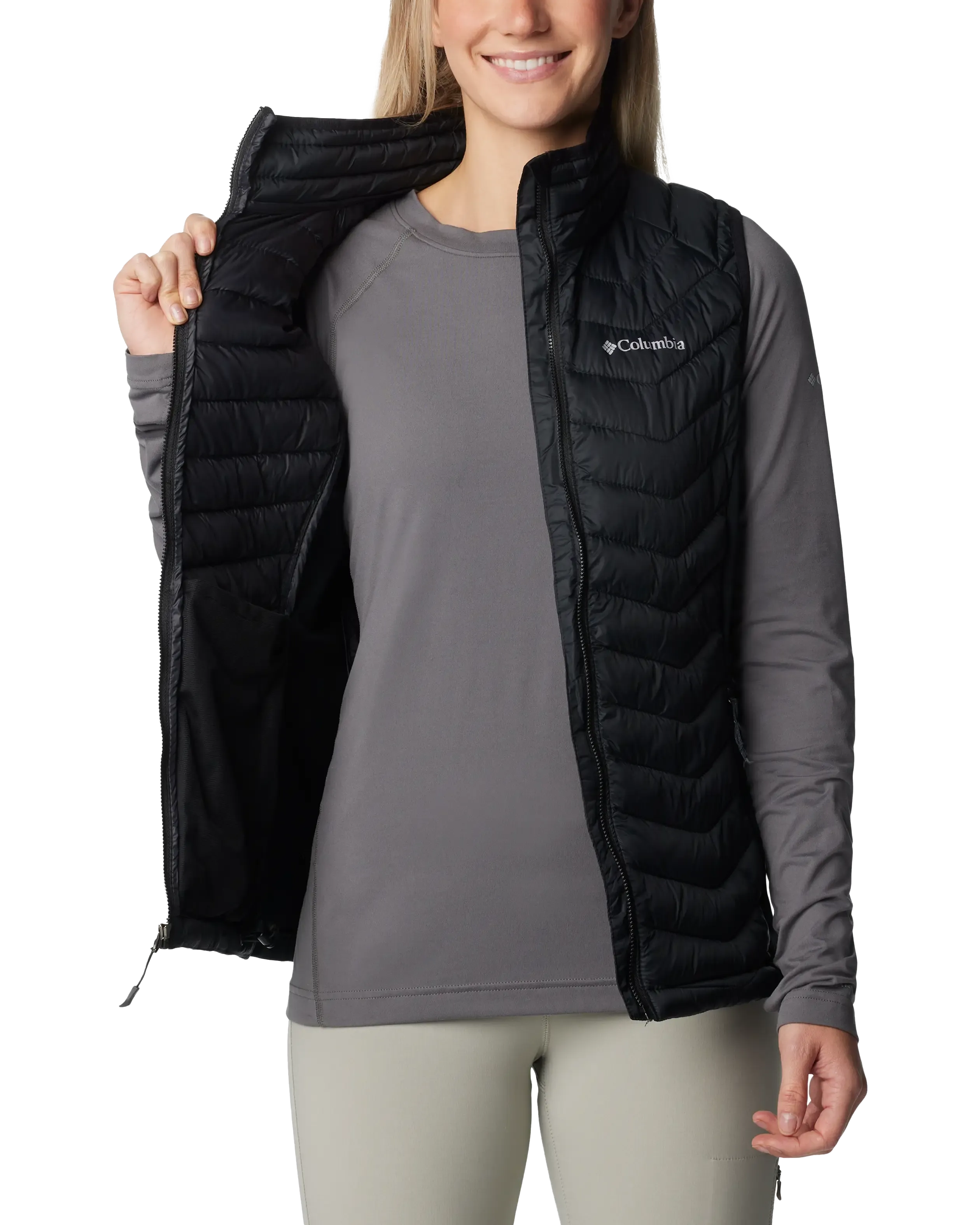 Powder Pass Womens Gilet in Black