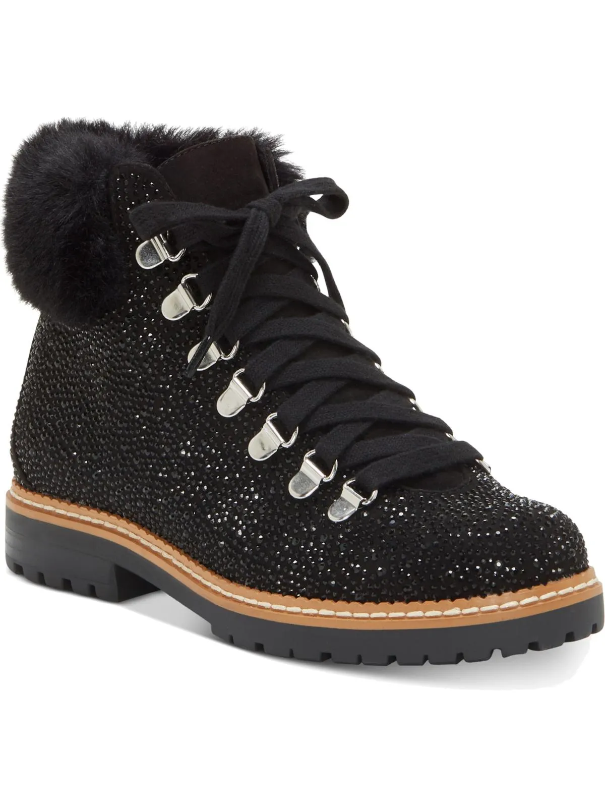 Pravale 3 Womens Embellished Textured Lace-Up Boot ecco Shoes