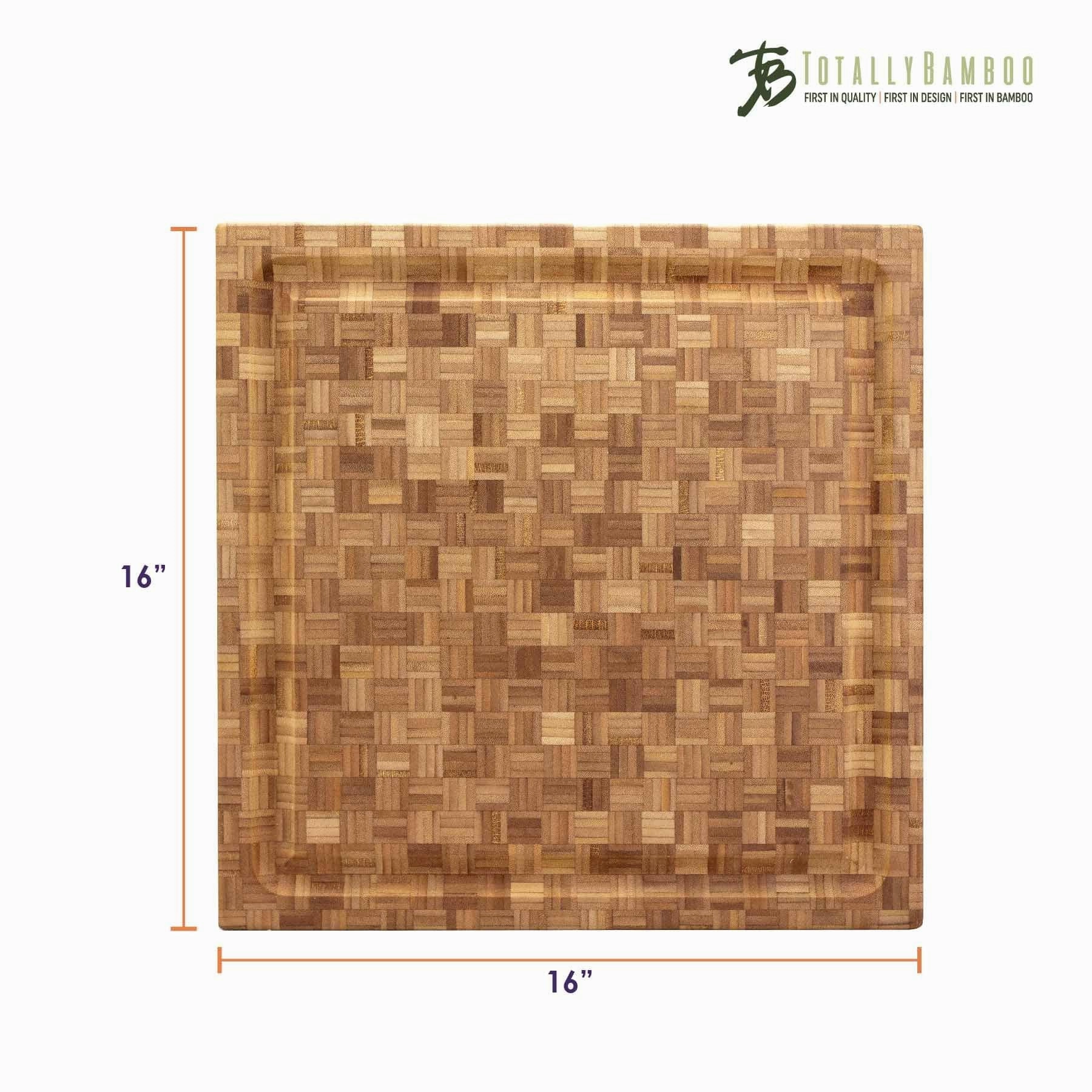 Pro Board End-Grain Carving Board, 16" x 16" x 2"