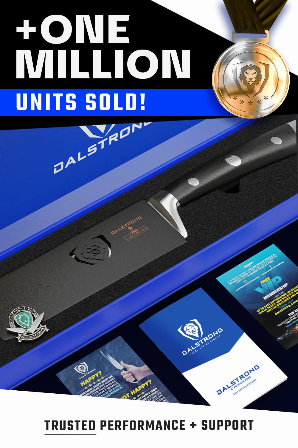 Produce Knife 6" | Gladiator Series | NSF Certified | Dalstrong 