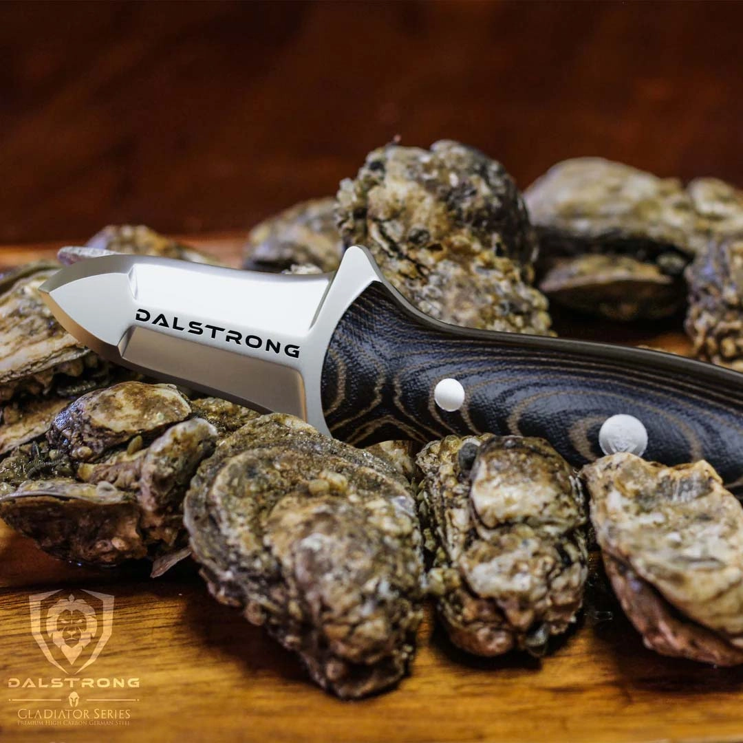Professional Shellfish & Oyster Shucking Knife 3" | Gladiator Series | NSF Certified | Dalstrong 