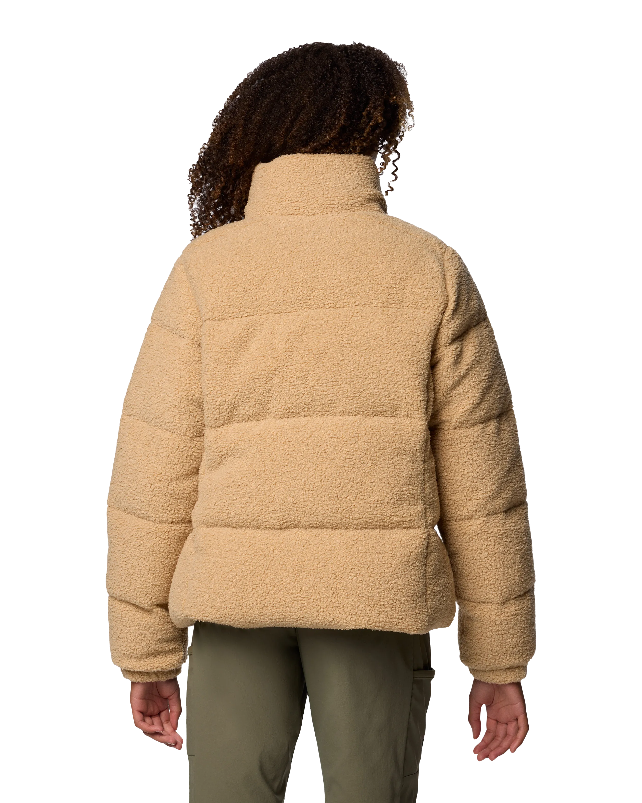 Puffect Sherpa Fleece Jacket in Canoe