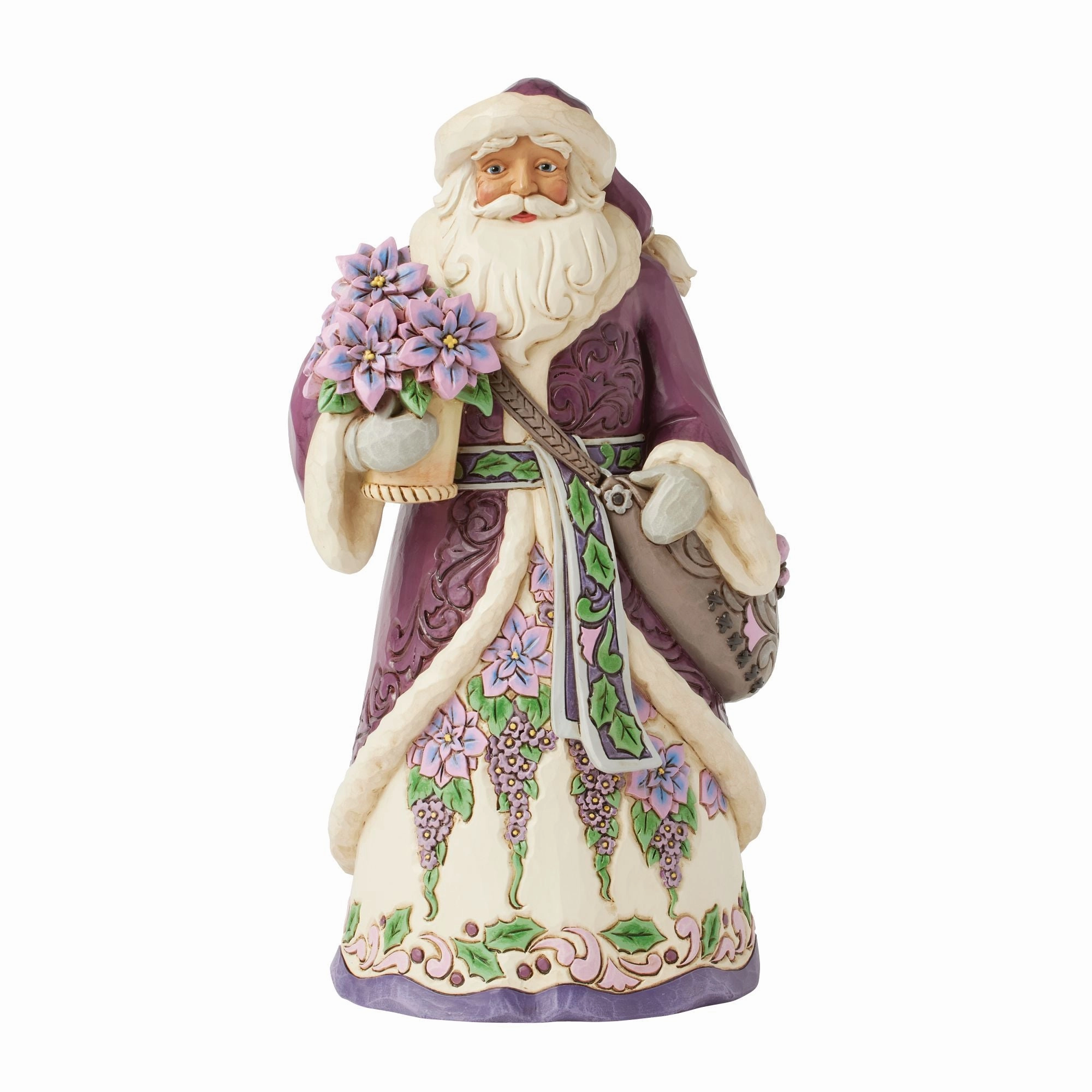 Purple Santa Figurine figurines,decorative figurines,home accents