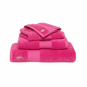 Ralph Lauren Maui Pink Towel bathroom essentials,bathroom accessories,bathroom set