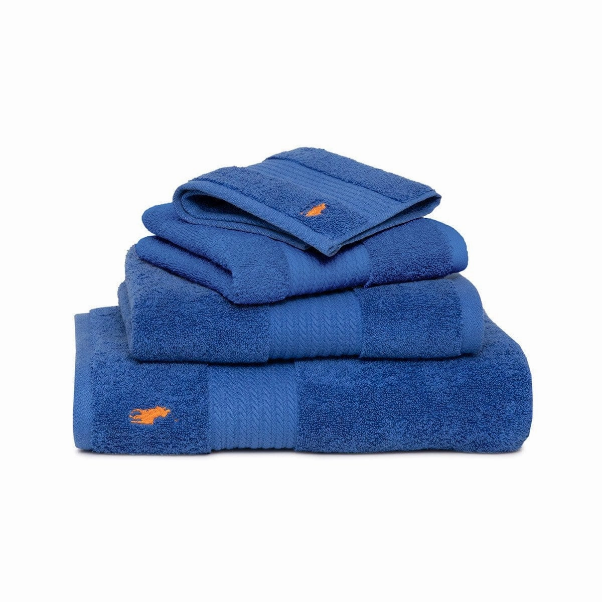 Ralph Lauren Player Iris Blue Towel bathroom essentials,bathroom accessories,bathroom set