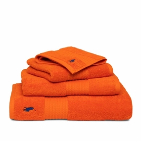 Ralph Lauren Player Sailing Orange Towel bathroom essentials,bathroom accessories,bathroom set