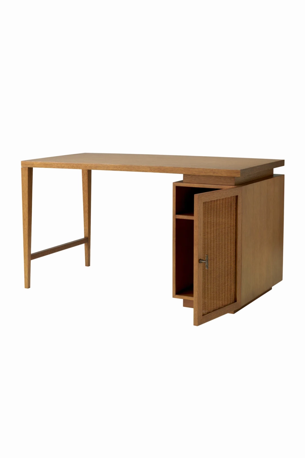 Rattan Door Wooden Desk | Eichholtz Borchard