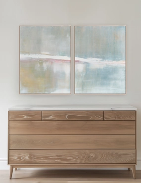 Refuge Diptych Wall Art (Set of 2) by Carol Benson-Cobb wall art,canvas print,home wall decor