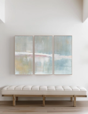 Refuge Triptych Wall Art (Set of 3) by Carol Benson-Cobb wall art,canvas print,home wall decor
