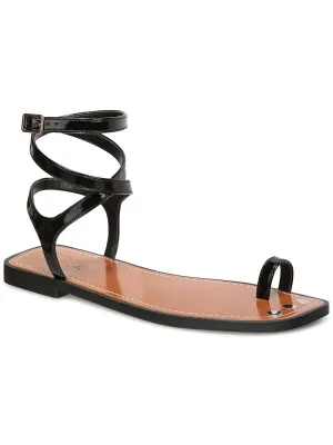 REMMIE Womens Flats Ankle strap Gladiator Sandals ecco Shoes