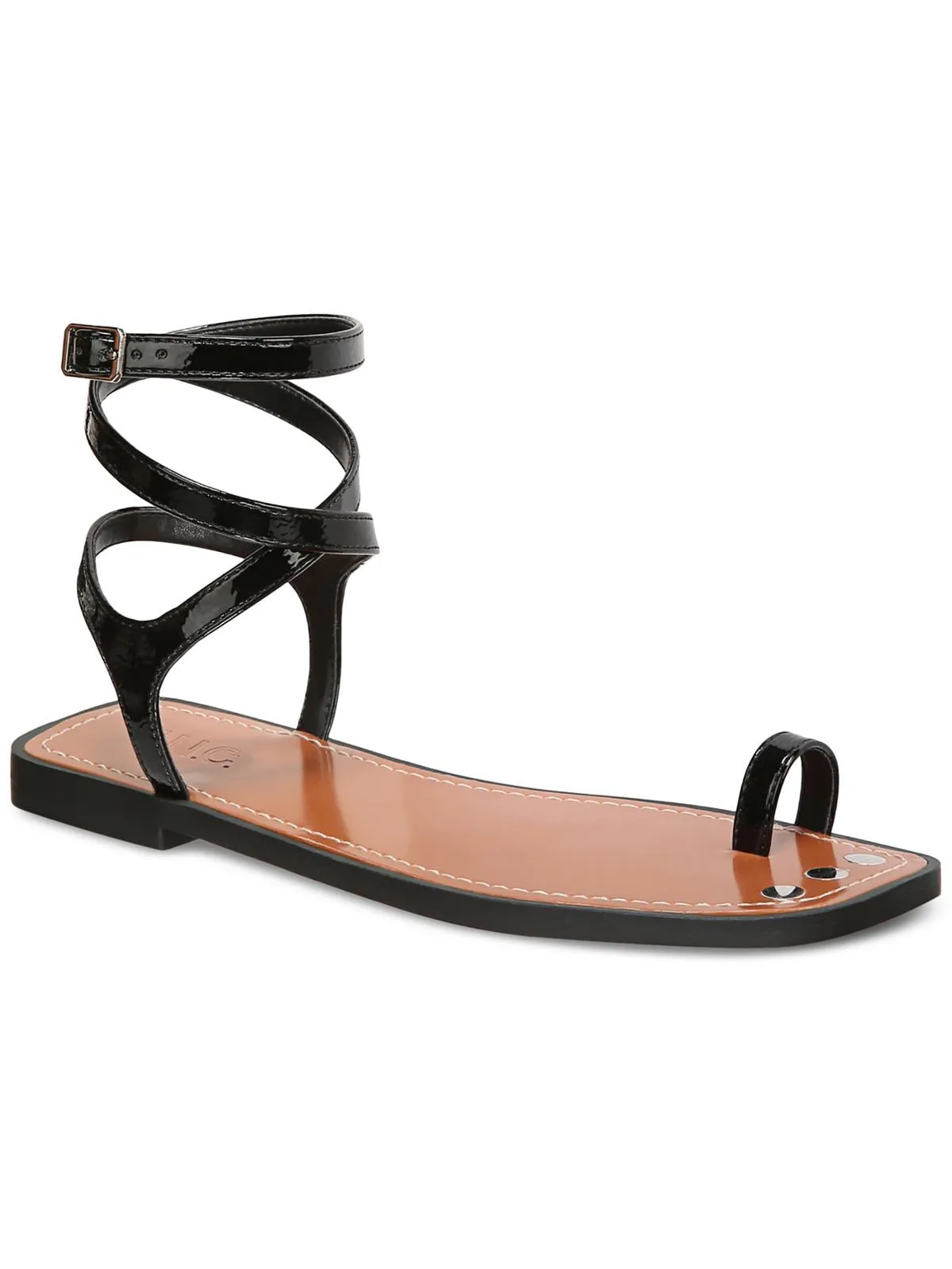 REMMIE Womens Flats Ankle strap Gladiator Sandals ecco Shoes