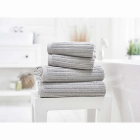 Rialto Ribbed Zero Twist Cotton Bath Sheet 480 GSM In Cloud bathroom essentials,bathroom accessories,bathroom set
