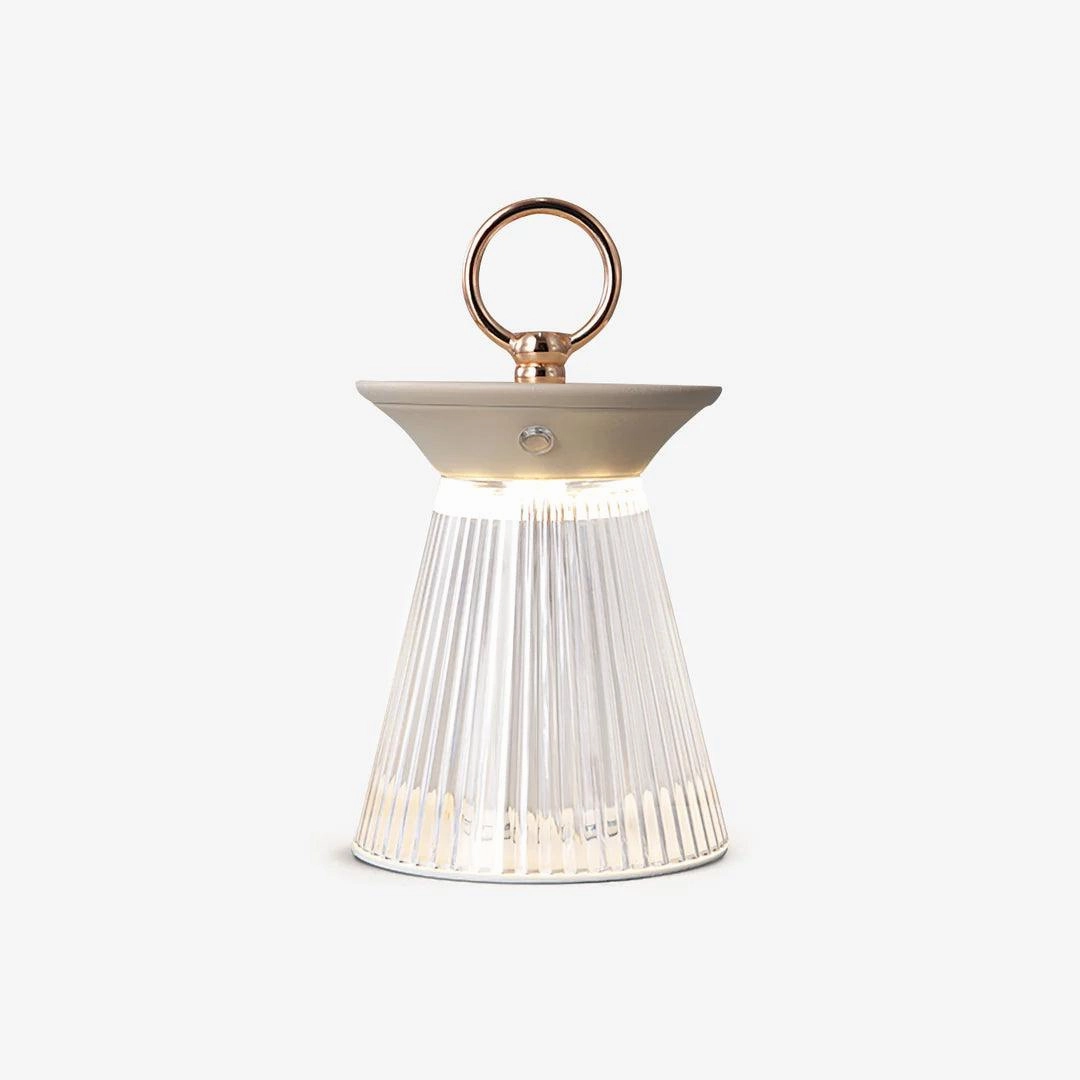 Ribbed Acrylic Built-in Battery Table Lamp table lamp,bedside lamp,lighting decor