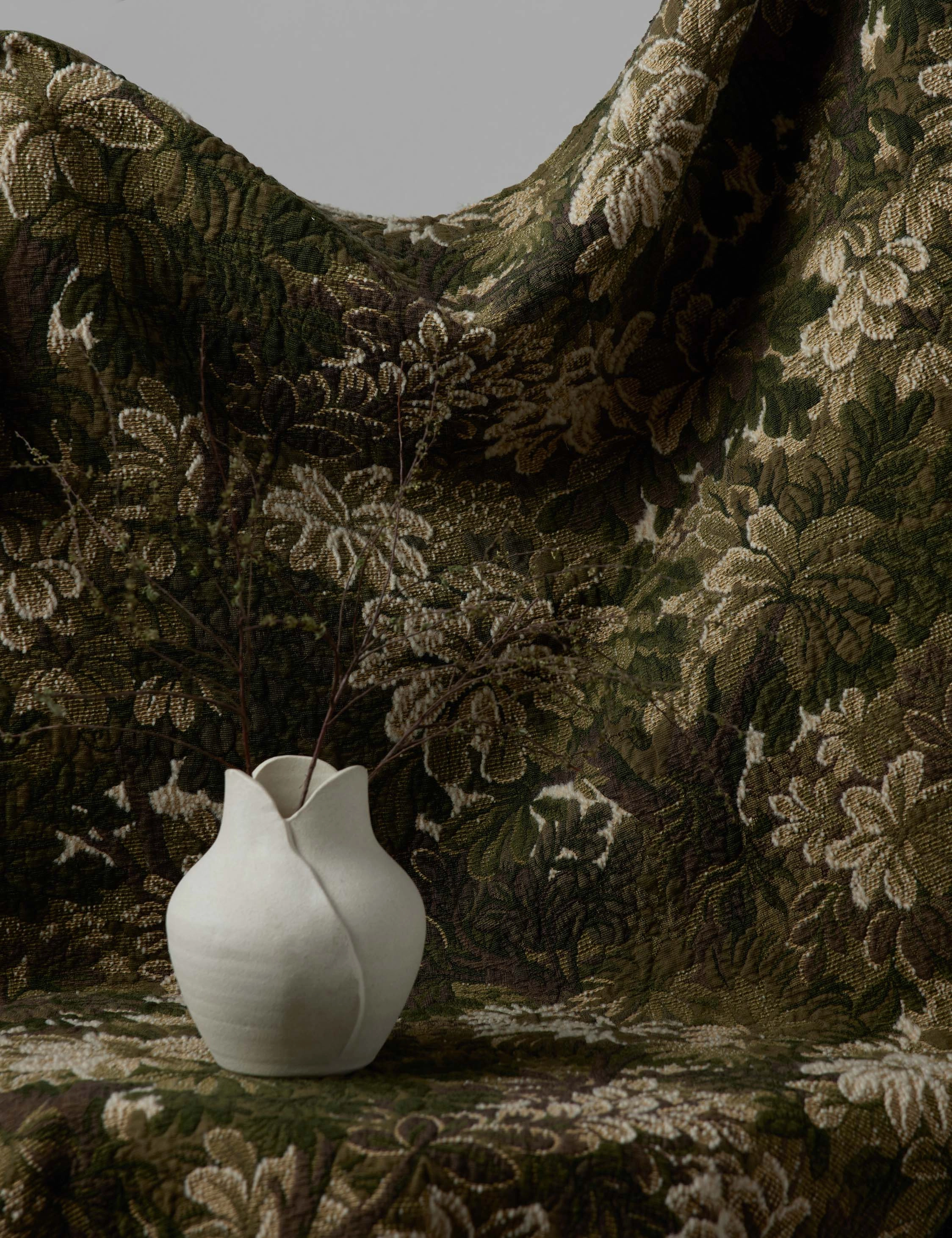Ridge Edge Cotton-Blend Fabric by Scalamandr home decor,home accents,interior accessories