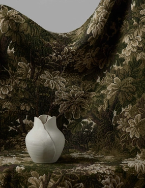 Ridge Edge Cotton-Blend Fabric by Scalamandr home decor,home accents,interior accessories