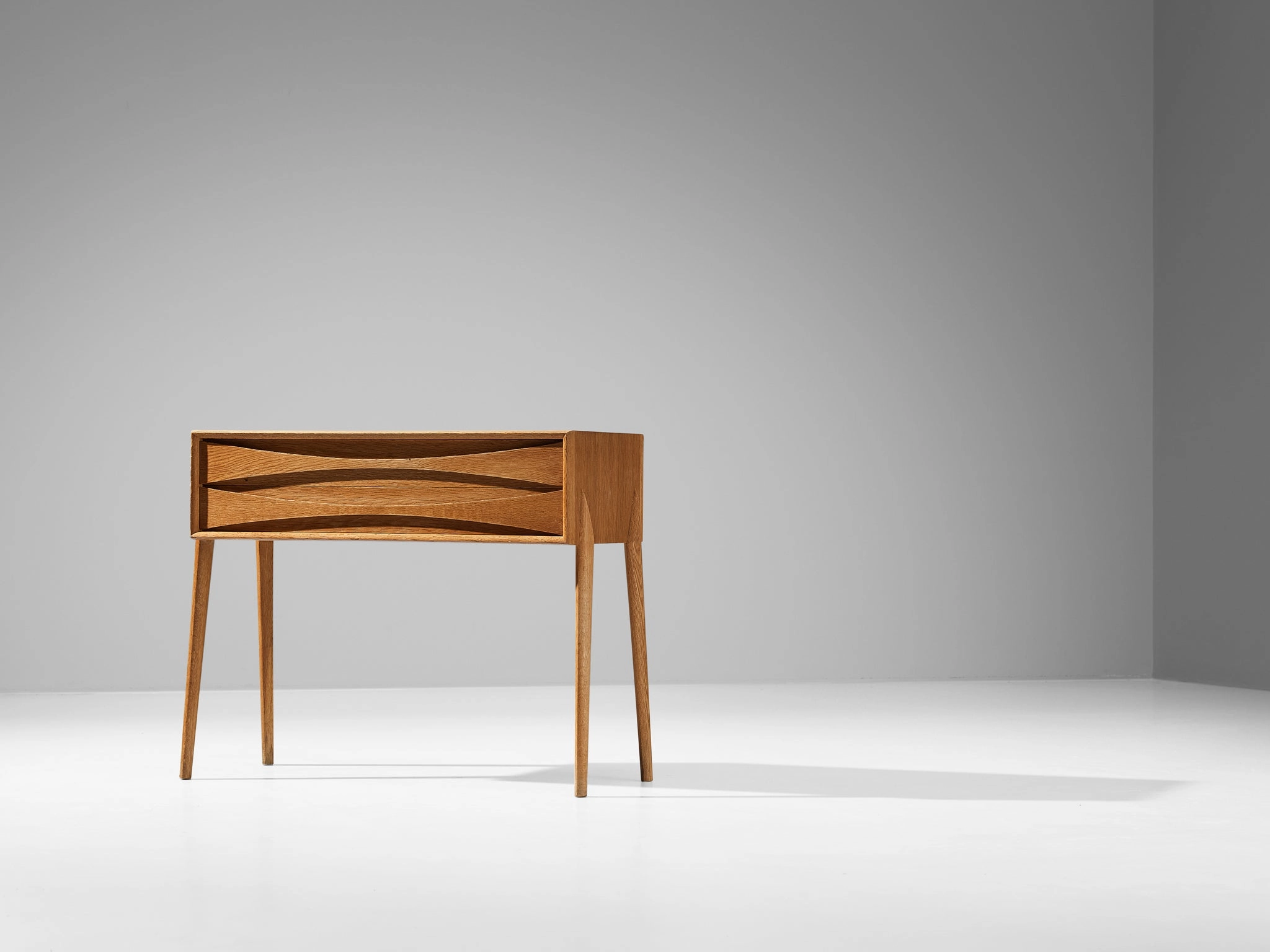 Rimbert Sandholt for Atelj Glas & Tr Nightstand or Cabinet in Oak