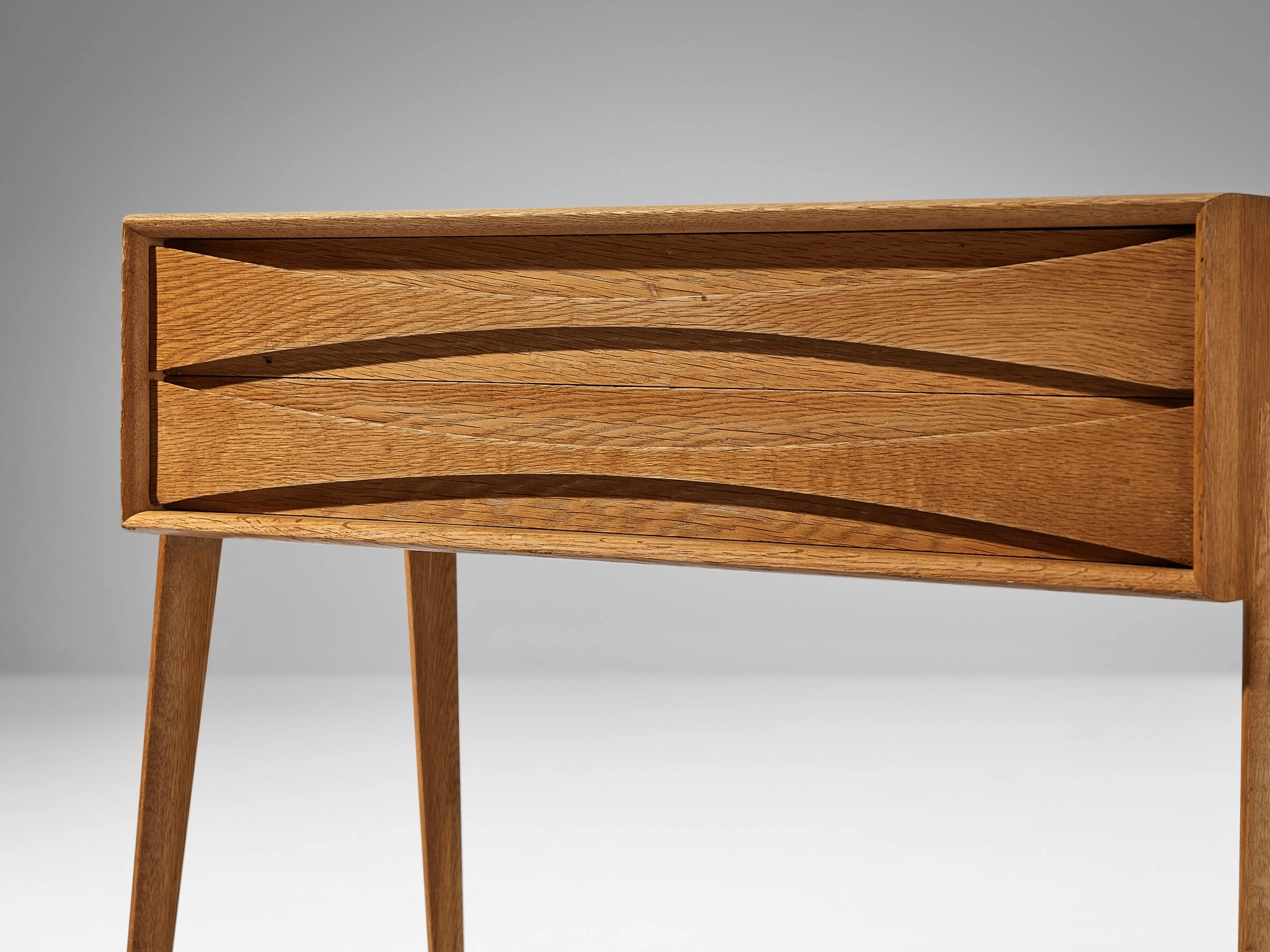Rimbert Sandholt for Atelj Glas & Tr Nightstand or Cabinet in Oak