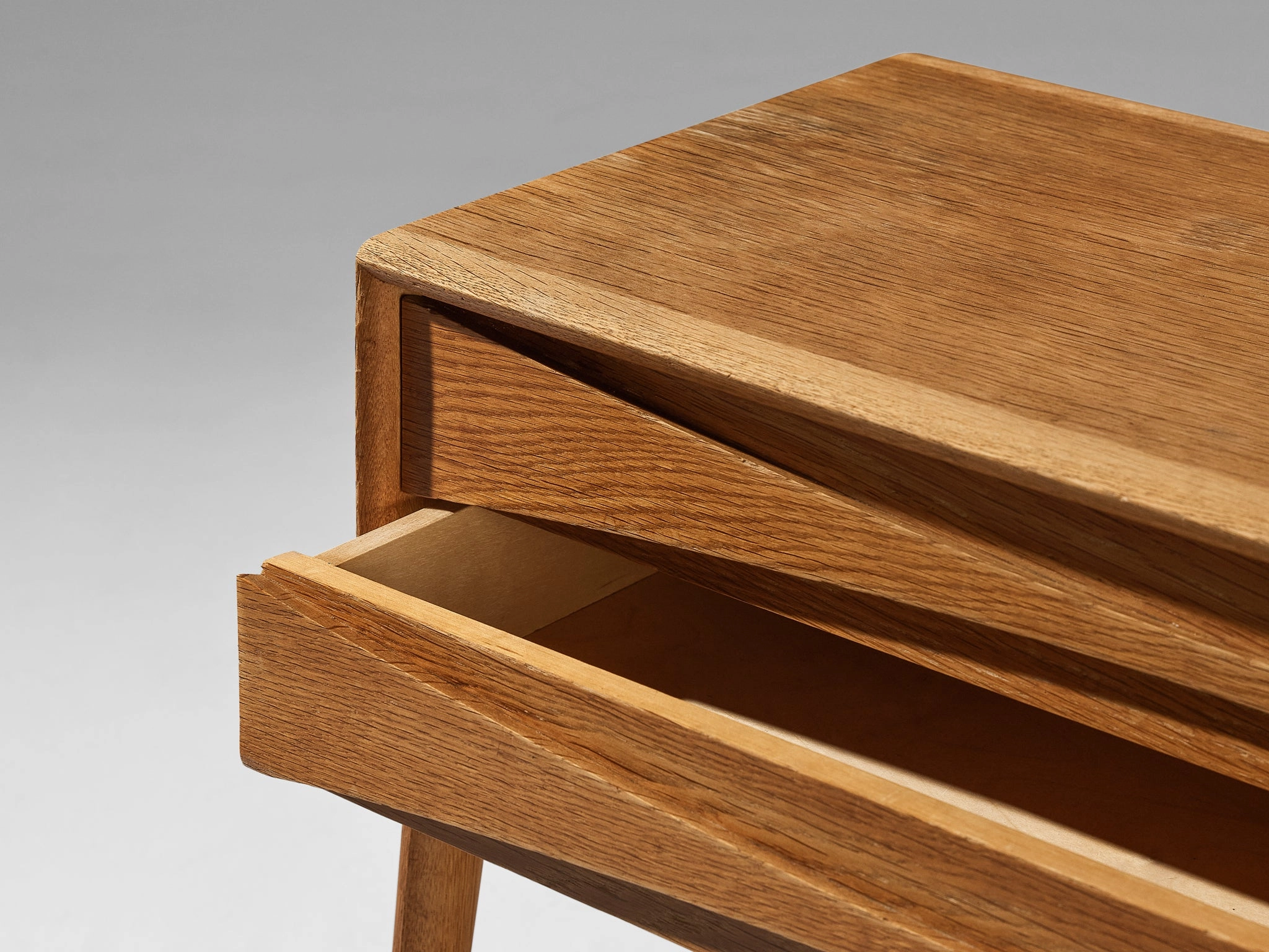 Rimbert Sandholt for Atelj Glas & Tr Nightstand or Cabinet in Oak
