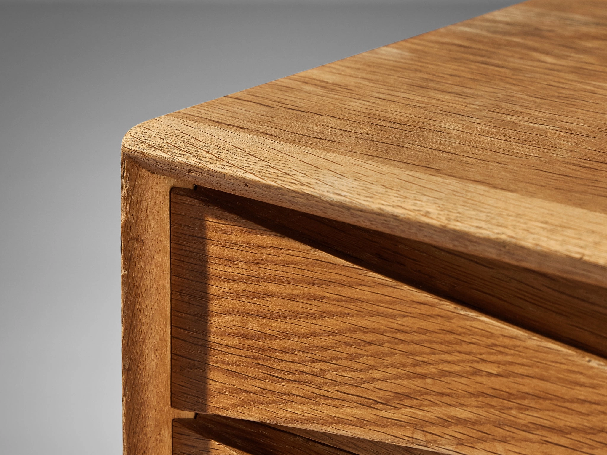 Rimbert Sandholt for Atelj Glas & Tr Nightstand or Cabinet in Oak