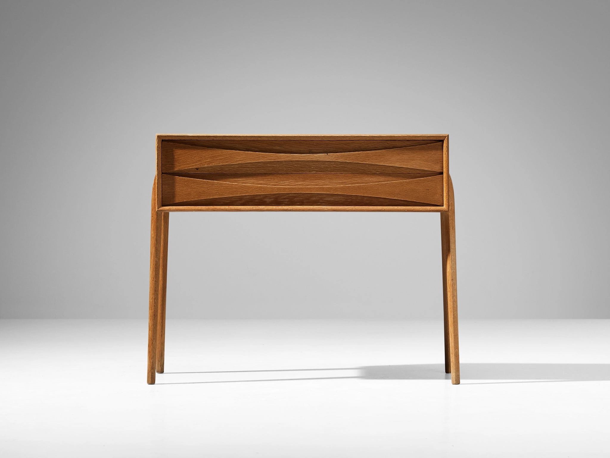 Rimbert Sandholt for Atelj Glas & Tr Nightstand or Cabinet in Oak