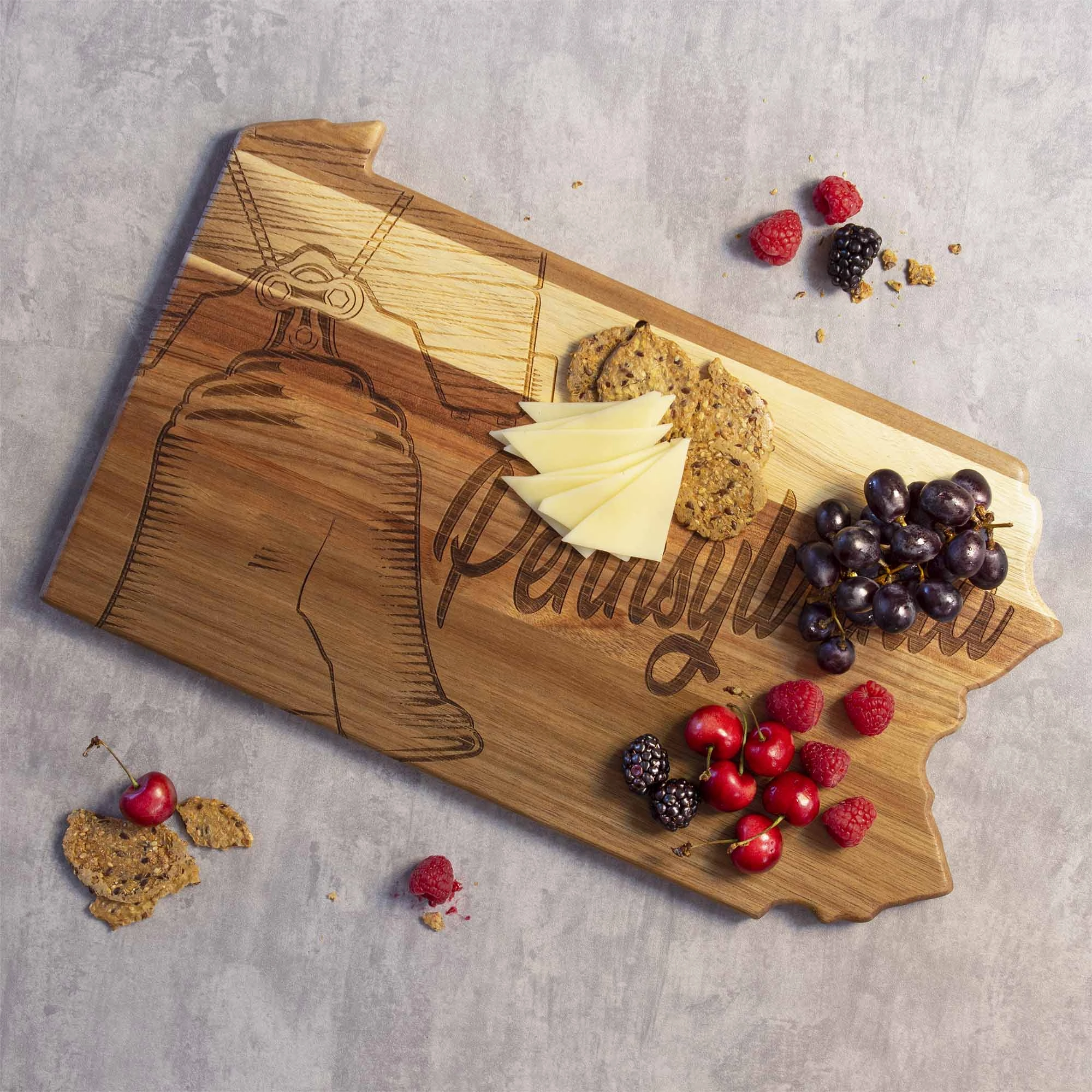 Rock & Branch Origins Series Pennsylvania Cutting Board