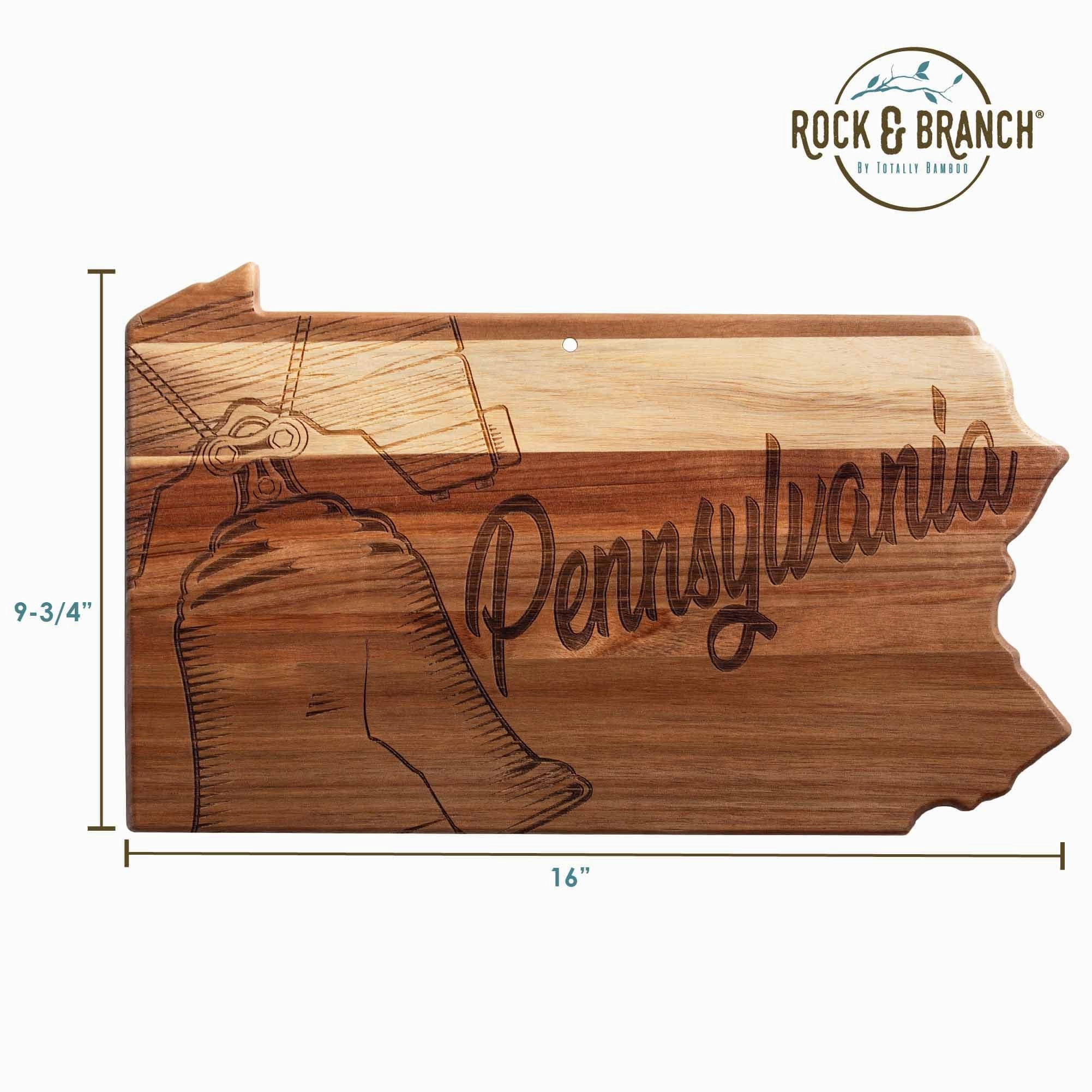 Rock & Branch Origins Series Pennsylvania Cutting Board