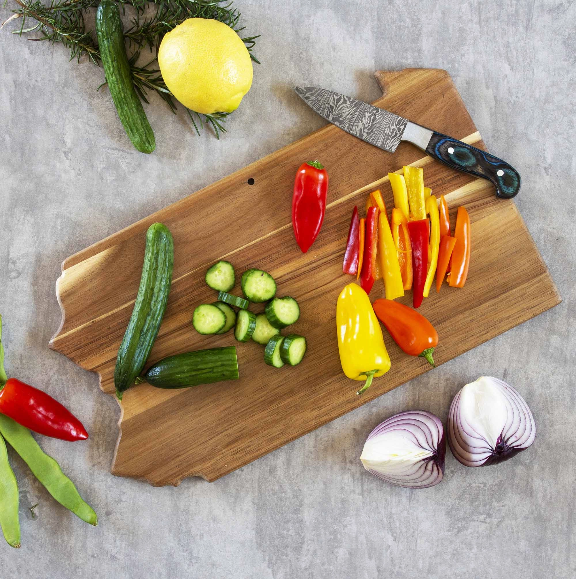 Rock & Branch Origins Series Pennsylvania Cutting Board