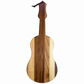Rock & Branch Shiplap Series Ukulele Cutting Board cutting board,chopping board,kitchen tools