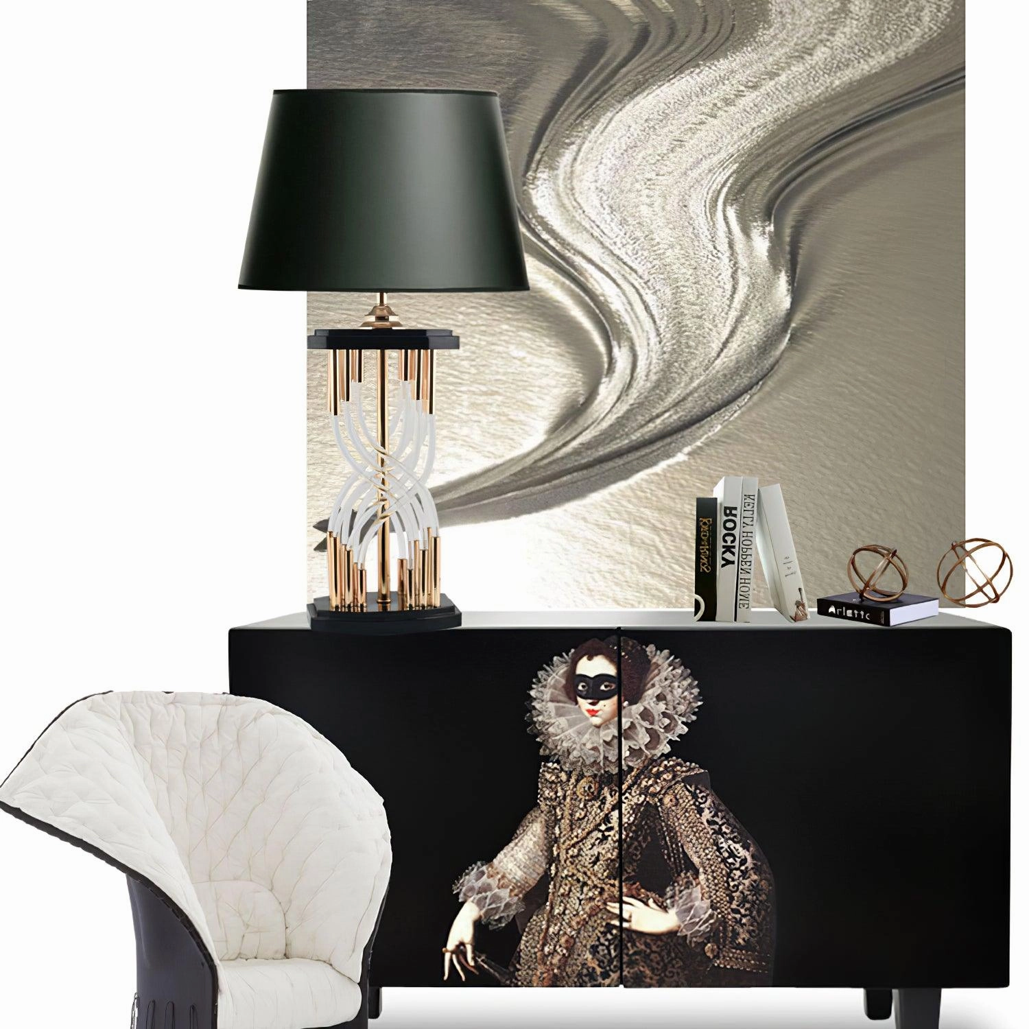 Rock And Rule Table Lamp