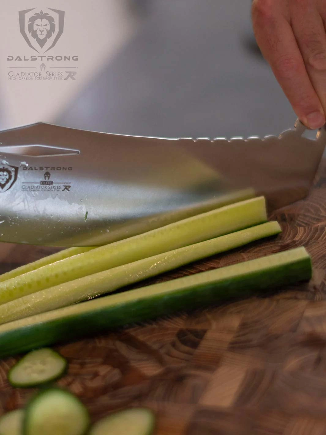 Rocking Cleaver Knife 12" | Gladiator Series | Limited Edition | NSF Certified | Dalstrong 