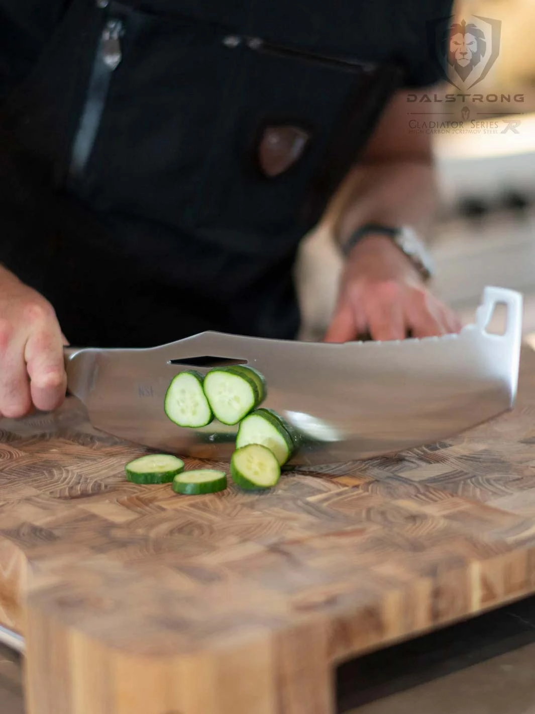 Rocking Cleaver Knife 12" | Gladiator Series | Limited Edition | NSF Certified | Dalstrong 