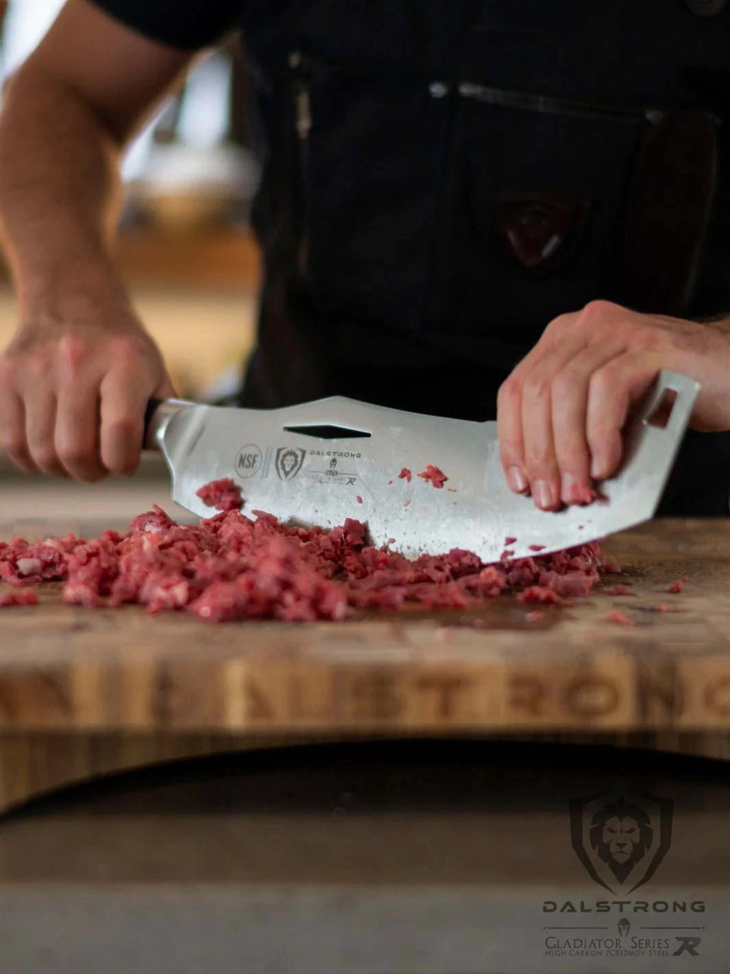 Rocking Cleaver Knife 12" | Gladiator Series | Limited Edition | NSF Certified | Dalstrong 