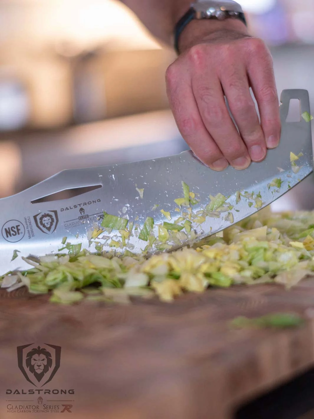 Rocking Cleaver Knife 12" | Gladiator Series | Limited Edition | NSF Certified | Dalstrong 