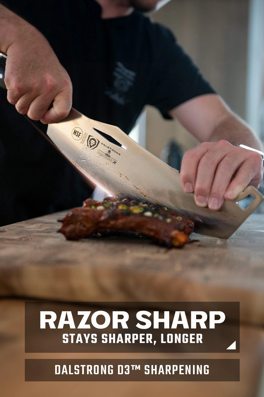 Rocking Cleaver Knife 12" | Gladiator Series | Limited Edition | NSF Certified | Dalstrong 