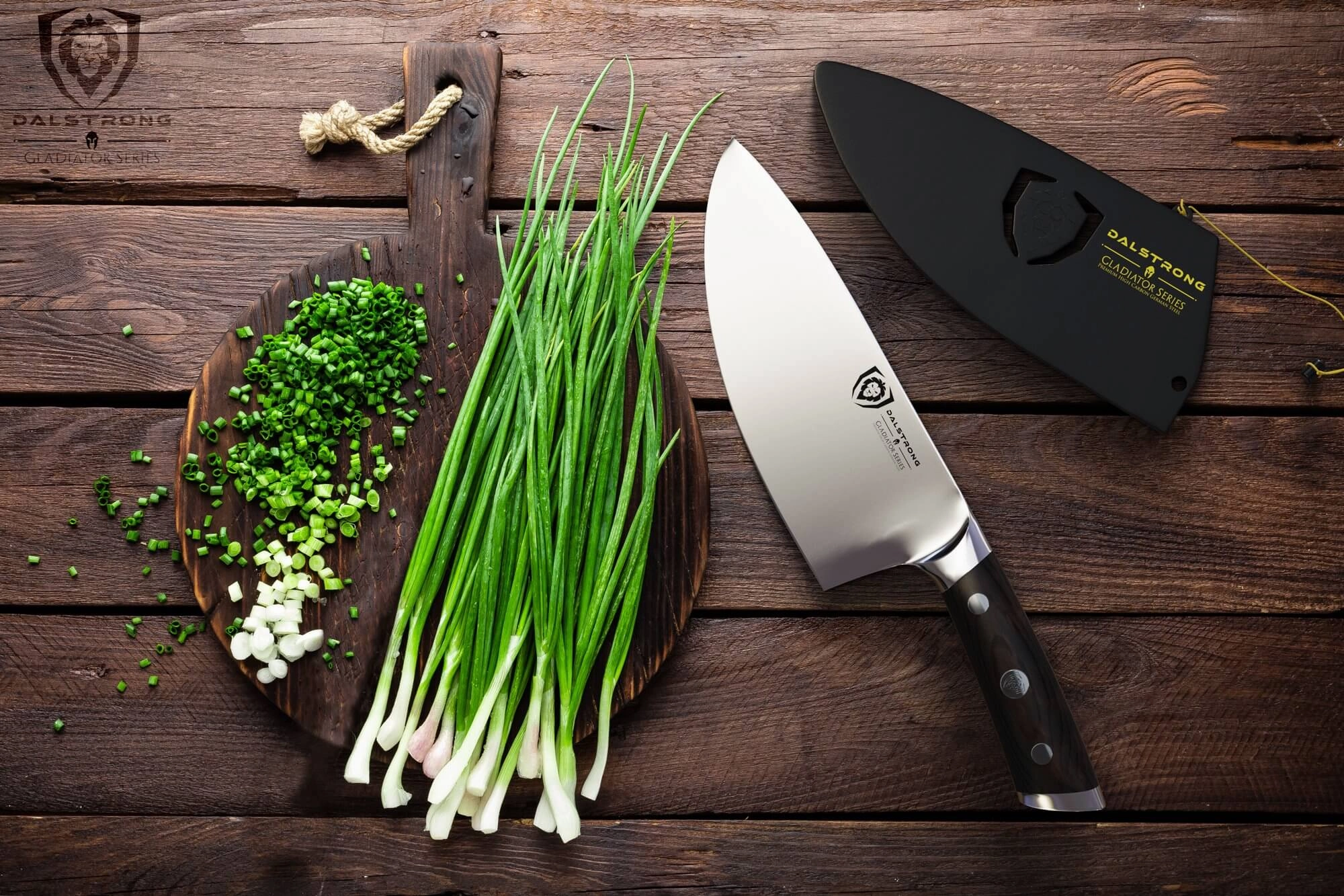 Rocking Herb Knife 7" | Gladiator Series | NSF Certified | Dalstrong 