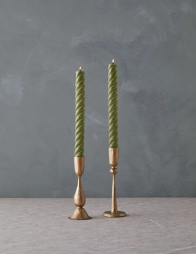 Rope Taper Candles (Set Of 2) by Greentree Home home decor,home accents,interior accessories