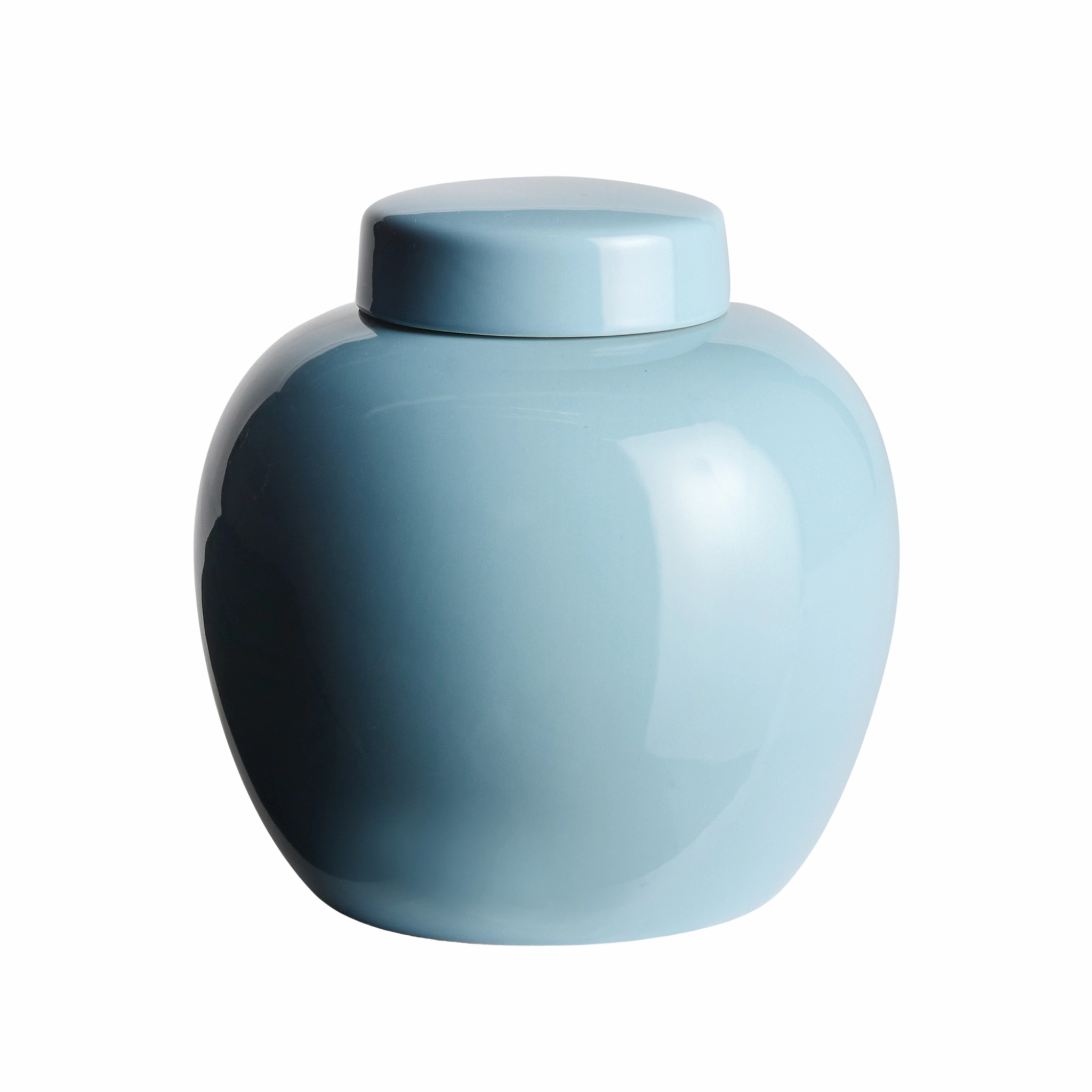 Round Lidded Koa Jar vase,flower vase,home decoration